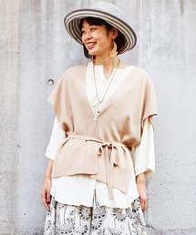 チャイハネ | 【チャイハネ】yul 2WAYニットベスト＆トップス(ニット/セーター)