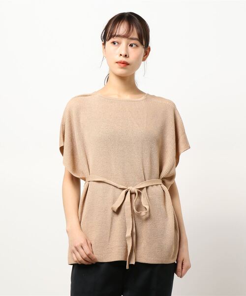 チャイハネ（チャイハネ）の「【チャイハネ】yul 2WAYニットベスト＆トップス（ニット/セーター・レディース・ブラック/ベージュ/ブルー・FREE）」の7枚目の写真