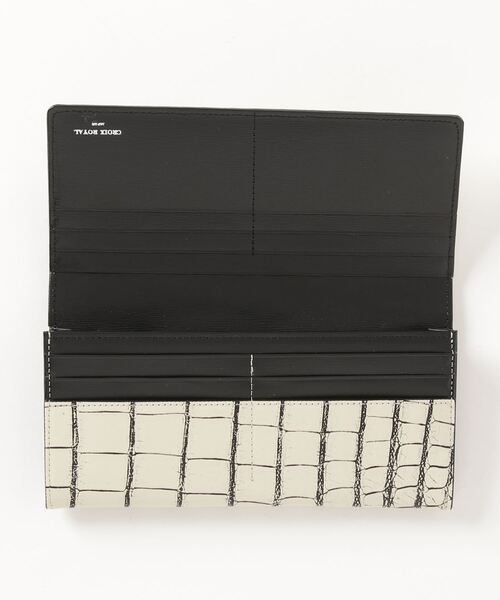 CROIX ROYAL CROCODILE LONG WALLET クロワロワイヤル クロコダイル 長財布