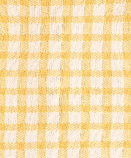 WC(ダブル シー)の「WC/ギンガムチェックカーディガン(カーディガン/ボレロ・レディース・ブルー/ピンク/イエロー/ブラック・FREE)」の13枚目の写真