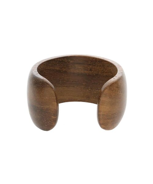 Ungrid（アングリッド）の「ウッドバングル（ブレスレット・レディース・ベージュ/ブラウン・FREE）」の10枚目の写真