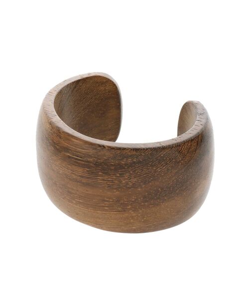 Ungrid（アングリッド）の「ウッドバングル（ブレスレット・レディース・ベージュ/ブラウン・FREE）」の9枚目の写真