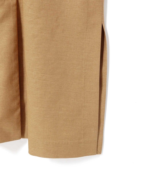 MADEMOISELLE ROPE'（マドモアゼル ロペ）の「リネンライクパフスリーブワンピース（ワンピース・レディース・モスグリーン/キャメル・38）」の16枚目の写真