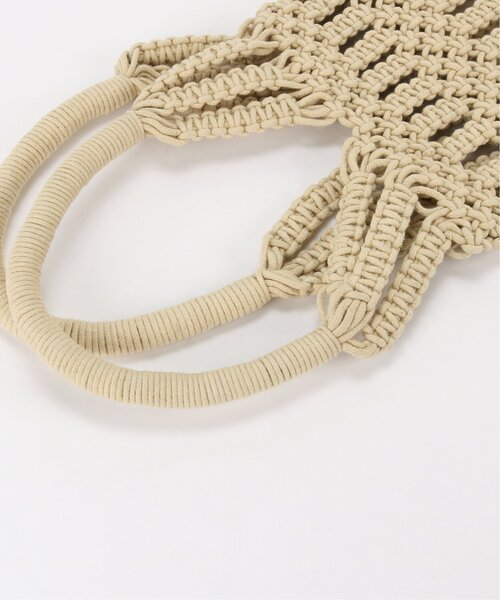 frames RAY CASSIN(フレームスレイカズン)の「マクラメバッグ(ハンドバッグ・レディース・ベージュ/キナリ・FREE)」の6枚目の写真