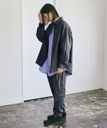 【nowm】TYPEWRITER LOOSE BOX SLIT POCKET SHIRT& BALLOON TAPERED PANTS SET-UP / タイプライター シャツセットアップ