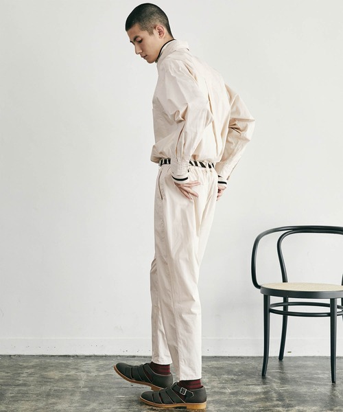 nowm（ノウム）の「【nowm】TYPEWRITER LOOSE BOX SLIT POCKET SHIRT＆ BALLOON TAPERED PANTS SET-UP / タイプライター シャツセットアップ（セットアップ・メンズ・キナリ/チャコールグレー/グレイッシュブルー/ダークネイビー・M/L）」の22枚目の写真