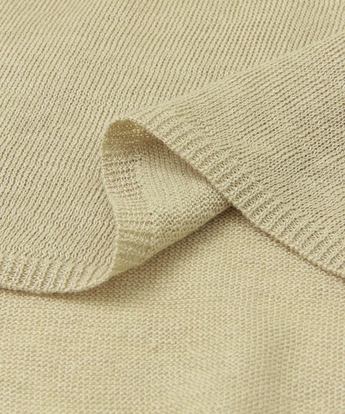 URBAN RESEARCH DOORS（アーバンリサーチドアーズ）の「リネンワイドプルオーバーチュニック（ニット/セーター・レディース・ベージュ/ブラック/イエロー・ONE）」の21枚目の写真