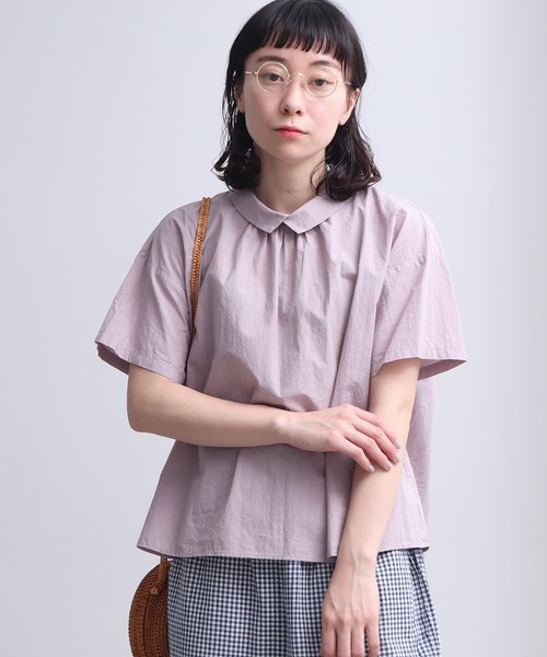 80コットン タイプライター Bulle ブラウス シャツ ブラウス De トップス De Bulle Savon ビュルデサボン のファッション