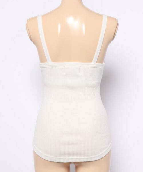 Lepidos（レピドス）の「【 Lepidos / レピドス 】 SQUARE NECK KNIT CAMI スクエアネック カップイン ニット キャミソール（キャミソール・レディース・ホワイト/ブラック/モカ・FREE）」の15枚目の写真