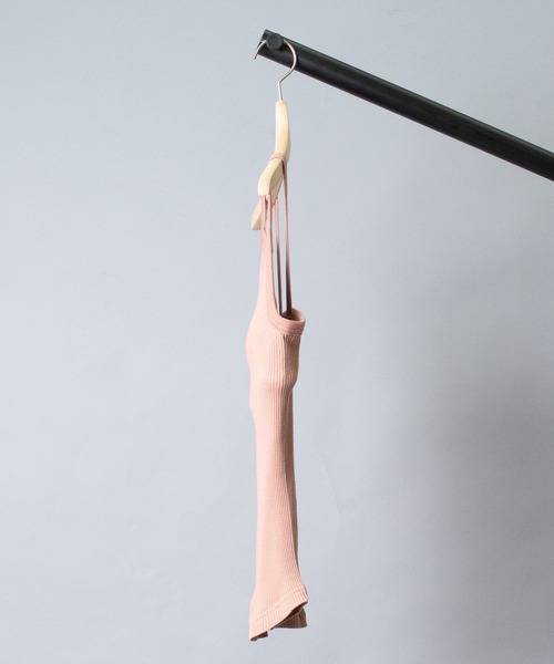 Lepidos（レピドス）の「【 Lepidos / レピドス 】 SQUARE NECK KNIT CAMI スクエアネック カップイン ニット キャミソール（キャミソール・レディース・ホワイト/ブラック/モカ・FREE）」の16枚目の写真