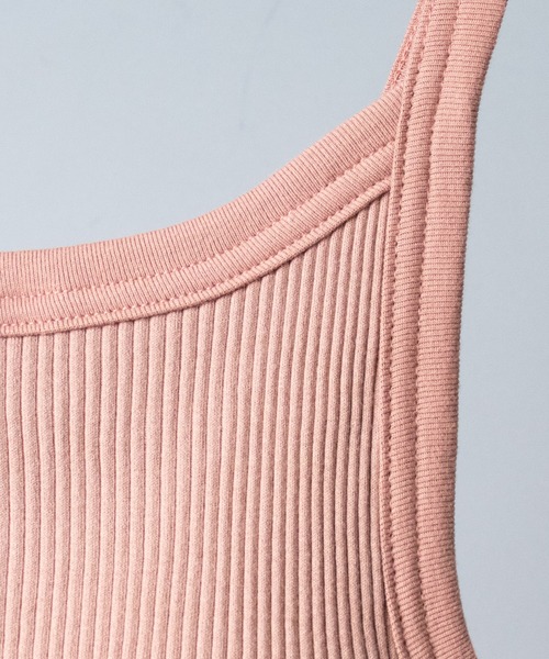 Lepidos（レピドス）の「【 Lepidos / レピドス 】 SQUARE NECK KNIT CAMI スクエアネック カップイン ニット キャミソール（キャミソール・レディース・ホワイト/ブラック/モカ・FREE）」の11枚目の写真