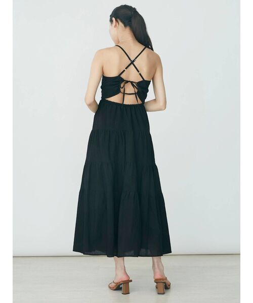 EVRIS（エヴリス）の「ティアードロングワンピース（ワンピース・レディース・パープル/ホワイト/ブラック/ブラウン・FREE）」の15枚目の写真