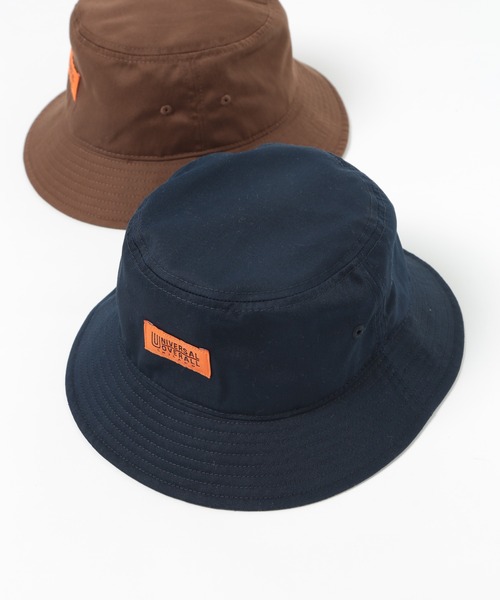 UNIVERSAL OVERALL(ユニバーサルオーバーオール)の「【UNIVERSAL OVERALL】ベーシックロゴ TCツイルハット DW1036 YMY(ハット・メンズ・ブラック/ベージュ/アイボリー/ダークグリーン/グレー/ブラウン/ネイビー・FREE)」の15枚目の写真
