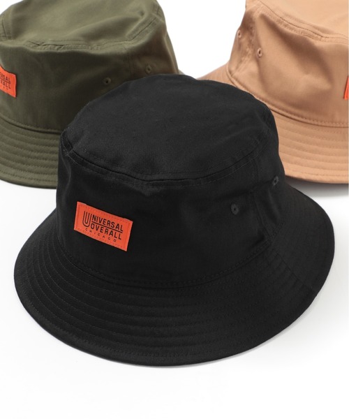 UNIVERSAL OVERALL(ユニバーサルオーバーオール)の「【UNIVERSAL OVERALL】ベーシックロゴ TCツイルハット DW1036 YMY(ハット・メンズ・ブラック/ベージュ/アイボリー/ダークグリーン/グレー/ブラウン/ネイビー・FREE)」の17枚目の写真