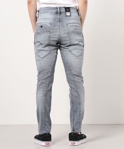 G-STAR（ジースター）の「D-STAQ 3D SLIM（デニムパンツ・メンズ・グレー・27/30/28/30/29/30/31/30/32/30/30/30/33/30/34/30/27/32/31/32）」の4枚目の写真