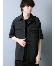 SHELLAC | シェラック/SHELLAC　ZIP半袖シャツアウター(シャツ/ブラウス)