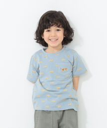 B:MING by BEAMS | B:MING by BEAMS / 総柄プリント ポケットTシャツ （80~140cm）(Tシャツ/カットソー)