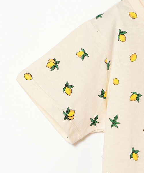 B:MING by BEAMS（ビーミングバイビームス）の「B:MING by BEAMS / 総柄プリント ポケットTシャツ （80~140cm）（Tシャツ/カットソー・キッズ・オフホワイト/ベージュ/サックスブルー・100/110/120/80/90/140/130）」の14枚目の写真