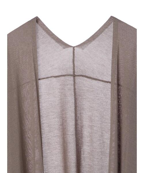 earth music&ecology（アースミュージックアンドエコロジー）の「ドルマンシアーニットカーディガン ＊（カーディガン/ボレロ・レディース・オフホワイト/ミント/ブラック/グレイッシュベージュ・FREE）」の14枚目の写真