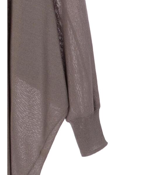 earth music&ecology（アースミュージックアンドエコロジー）の「ドルマンシアーニットカーディガン ＊（カーディガン/ボレロ・レディース・オフホワイト/ミント/ブラック/グレイッシュベージュ・FREE）」の15枚目の写真