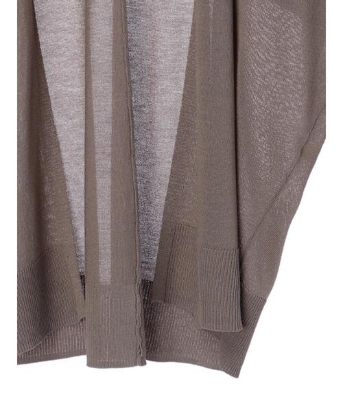 earth music&ecology（アースミュージックアンドエコロジー）の「ドルマンシアーニットカーディガン ＊（カーディガン/ボレロ・レディース・オフホワイト/ミント/ブラック/グレイッシュベージュ・FREE）」の16枚目の写真