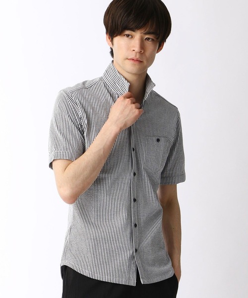 HIDEAWAYS NICOLE（ハイダウェイニコル）の「半袖カットソーシャツ（シャツ/ブラウス・メンズ・その他2/その他1/その他3/その他4・MEDIUM/X-LARGE/LARGE）」の2枚目の写真