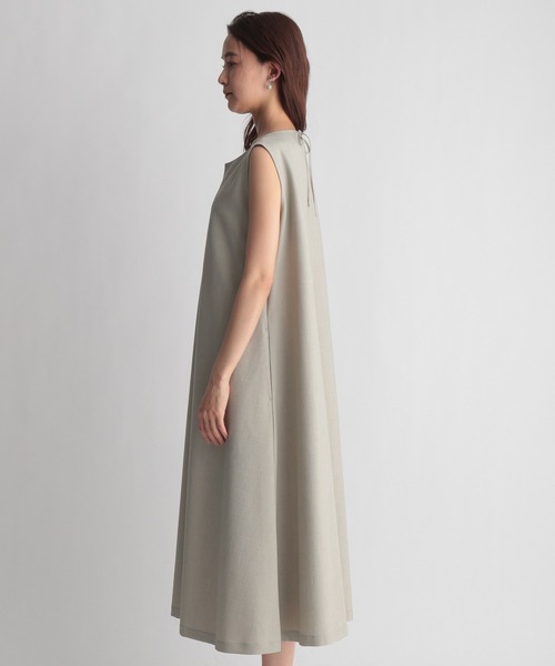 Andemiu（アンデミュウ）の「アサコンＡラインワンピース937798（ワンピース・レディース・ブラック/ベージュ/ライトグリーン・FREE）」の6枚目の写真