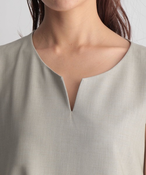 Andemiu（アンデミュウ）の「アサコンＡラインワンピース937798（ワンピース・レディース・ブラック/ベージュ/ライトグリーン・FREE）」の19枚目の写真