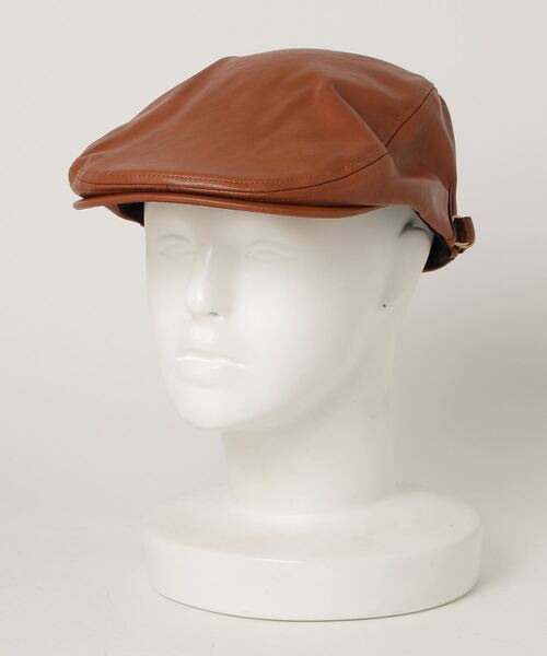 Sense of Grace（センスオブグレース）の「SYNTHETIC LEATHER HUNTING（ハンチング/ベレー帽・メンズ・ブラック/ダークブラウン/ブラウン/アイボリー/ブラック系/ダークブラウン系/アイボリー系/ベージュ・FREE/XL）」の5枚目の写真