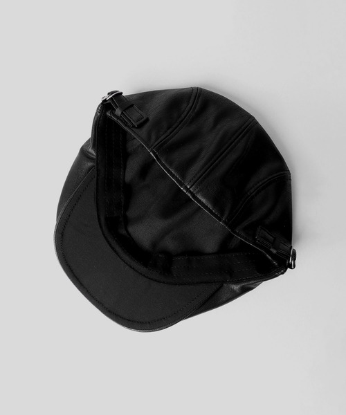 Sense of Grace（センスオブグレース）の「SYNTHETIC LEATHER HUNTING（ハンチング/ベレー帽・メンズ・ブラック/ダークブラウン/ブラウン/アイボリー/ブラック系/ダークブラウン系/アイボリー系/ベージュ・FREE/XL）」の10枚目の写真