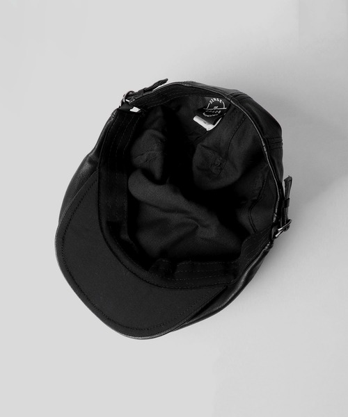 Sense of Grace（センスオブグレース）の「SYNTHETIC LEATHER HUNTING（ハンチング/ベレー帽・メンズ・ブラック/ダークブラウン/ブラウン/アイボリー/ブラック系/ダークブラウン系/アイボリー系/ベージュ・FREE/XL）」の11枚目の写真