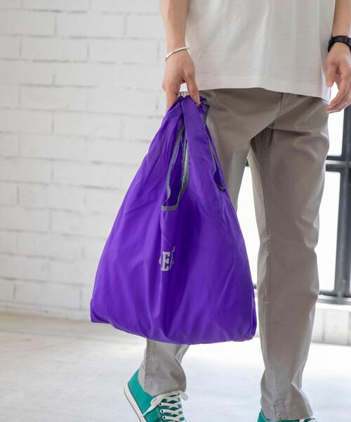 coen(コーエン)の「リフレクタープリントエコバッグ(エコバッグ/サブバッグ・メンズ・ライム/コバルトブルー/オレンジ/ダークグレー・FREE)」の11枚目の写真