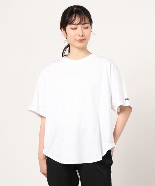 MANASTASH（マナスタッシュ）の「MANASTASH/マナスタッシュ　SHELTECH BIG TEE　シェルテック　ビッグＴシャツ（Tシャツ/カットソー・レディース・ホワイト/ブラック/ベージュ/カーキ/その他・FREE）」の9枚目の写真