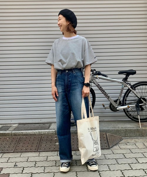 MANASTASH（マナスタッシュ）の「MANASTASH/マナスタッシュ　SHELTECH BIG TEE　シェルテック　ビッグＴシャツ（Tシャツ/カットソー・レディース・ホワイト/ブラック/ベージュ/カーキ/その他・FREE）」の11枚目の写真