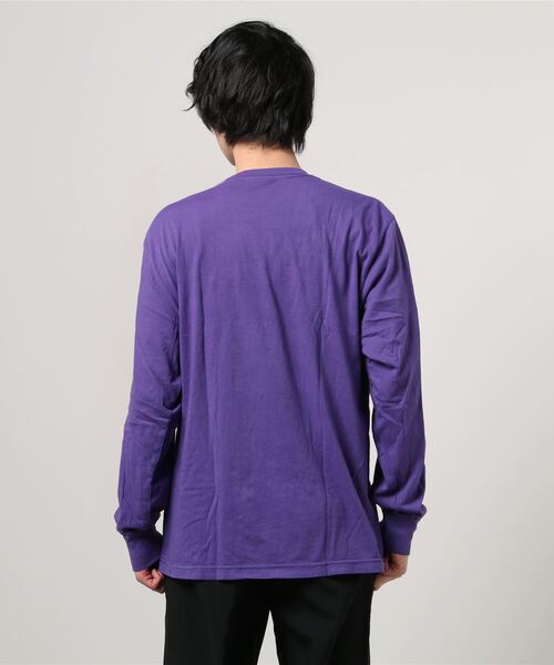 RIPNDIP(リップンディップ)の「RIPNDIP/リップンディップ LORD NERMAL POCKET LONG SLEEVE TEE Tシャツ(Tシャツ/カットソー・メンズ・パープル・M/L/XL)」の3枚目の写真