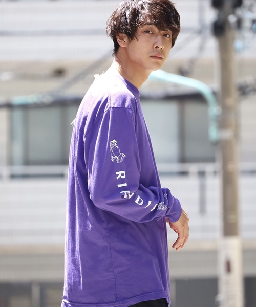 RIPNDIP(リップンディップ)の「RIPNDIP/リップンディップ LORD NERMAL POCKET LONG SLEEVE TEE Tシャツ(Tシャツ/カットソー・メンズ・パープル・M/L/XL)」の11枚目の写真