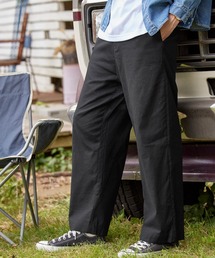 BARK MANHATTAN | 綿麻ストレッチ タックワイドパンツ(その他パンツ)