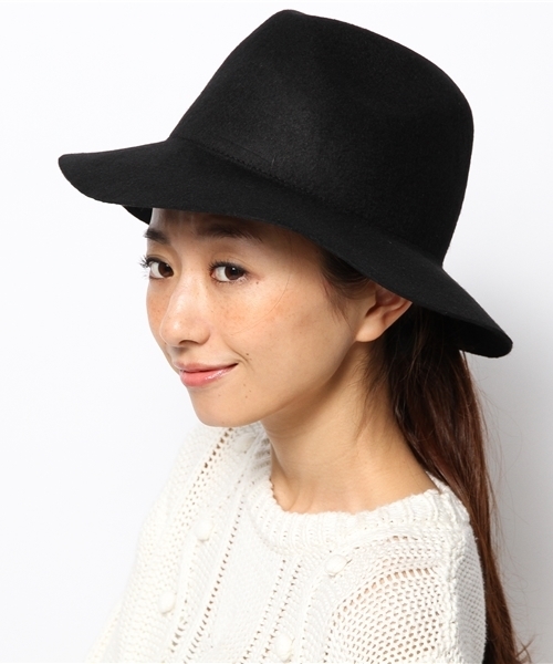 WEGO（ウィゴー）の「WEGO/ツバ広ハット（ハット・レディース・ブラック・FREE）」の6枚目の写真