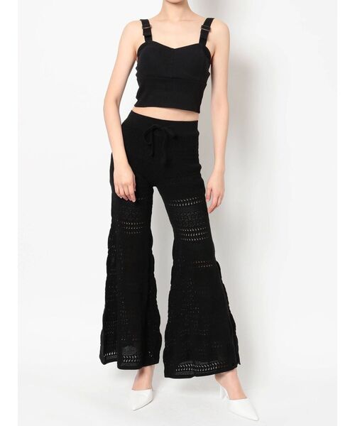 GYDA（ジェイダ）の「【SETUP着用可】デザインバックルリブビスチェ（キャミソール・レディース・ブラック/ベージュ/アイボリー・FREE）」の17枚目の写真