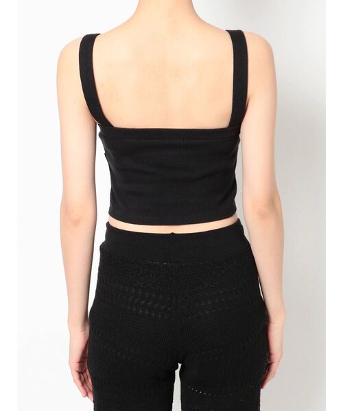 GYDA（ジェイダ）の「【SETUP着用可】デザインバックルリブビスチェ（キャミソール・レディース・ブラック/ベージュ/アイボリー・FREE）」の20枚目の写真