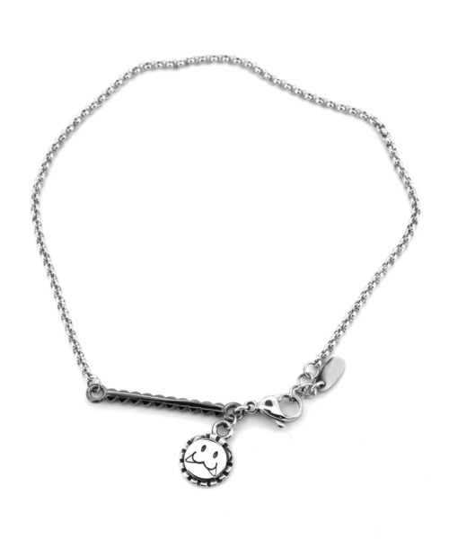 LION HEART（ライオンハート）の「LH T.H.R LEO アンクレット/甲丸チェーン/サージカルステンレス（アンクレット・メンズ・シルバー/ブラック・ONE SIZE）」の9枚目の写真