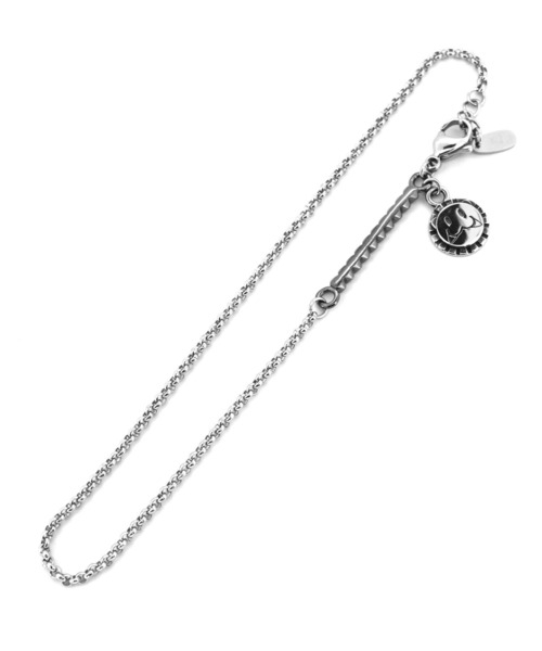 LION HEART（ライオンハート）の「LH T.H.R LEO アンクレット/甲丸チェーン/サージカルステンレス（アンクレット・メンズ・シルバー/ブラック・ONE SIZE）」の12枚目の写真