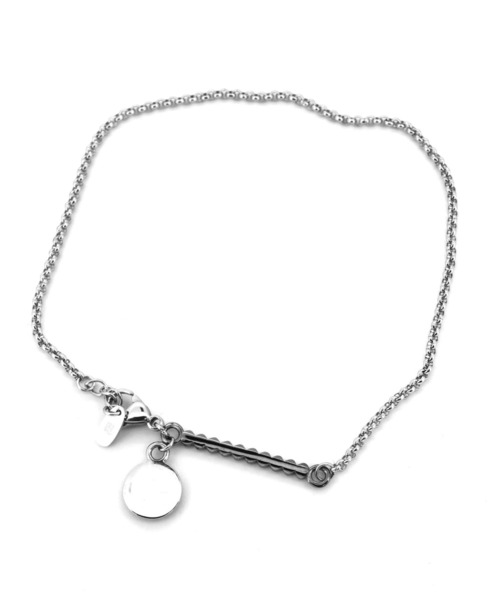 LION HEART（ライオンハート）の「LH T.H.R LEO アンクレット/甲丸チェーン/サージカルステンレス（アンクレット・メンズ・シルバー/ブラック・ONE SIZE）」の6枚目の写真