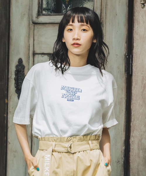 MILKFED.（ミルクフェド）の「CUPNOODLE×MILKFED BACK PRINT S/S TEE（Tシャツ/カットソー・レディース・ライトパープル/レッド/ブルー/イエロー・MEDIUM/LARGE）」の17枚目の写真