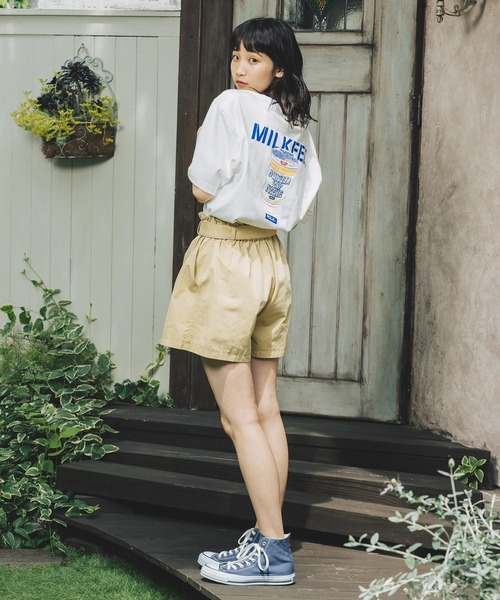 MILKFED.（ミルクフェド）の「CUPNOODLE×MILKFED BACK PRINT S/S TEE（Tシャツ/カットソー・レディース・ライトパープル/レッド/ブルー/イエロー・MEDIUM/LARGE）」の20枚目の写真