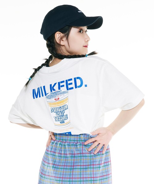 MILKFED.（ミルクフェド）の「CUPNOODLE×MILKFED BACK PRINT S/S TEE（Tシャツ/カットソー・レディース・ライトパープル/レッド/ブルー/イエロー・MEDIUM/LARGE）」の21枚目の写真