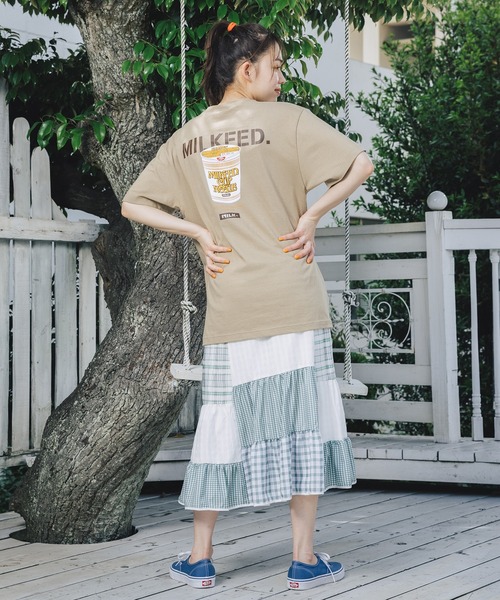 MILKFED.（ミルクフェド）の「CUPNOODLE×MILKFED BACK PRINT S/S TEE（Tシャツ/カットソー・レディース・ライトパープル/レッド/ブルー/イエロー・MEDIUM/LARGE）」の9枚目の写真
