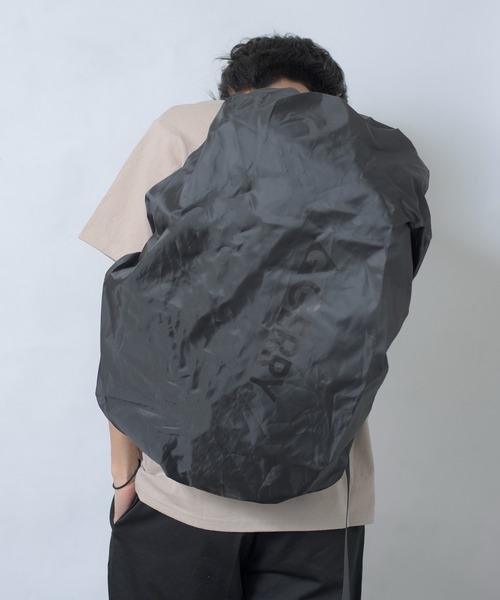 GERRY（ジェリー）の「【GERRY】FUSEレインカバー付きBOXリュック R1194 YMY（バックパック/リュック・メンズ・ブラック×ブラック/ブラック×シルバー・FREE）」の14枚目の写真