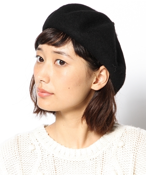 one after another NICE CLAUP(ワンアフターアナザーナイスクラップ)の「【ナイスクラップ】ベレー帽(ハンチング/ベレー帽・レディース・イエロー/ピンク系その他/グリーン/ブラック・FREE)」の10枚目の写真