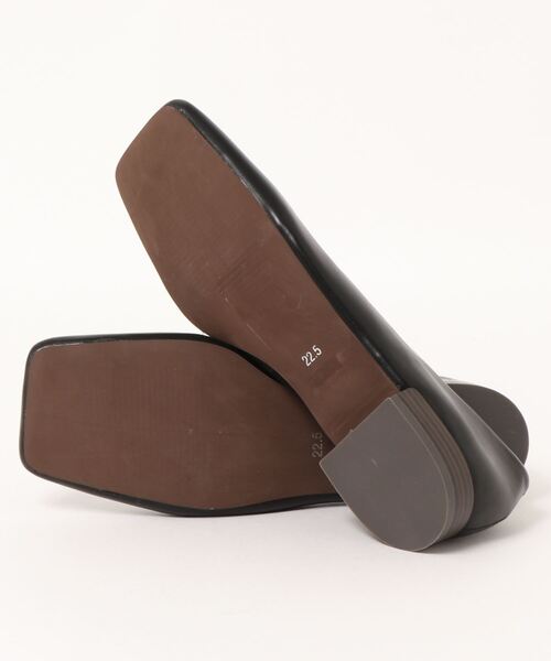 EVOL（イーボル）の「【EVOL】  スクエアパンプス IR9700（パンプス・レディース・ブラック/ベージュ/ブラウン・22.5cm/23.5cm/24.5cm/23.0cm/24.0cm/25.0cm）」の4枚目の写真